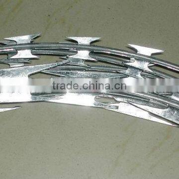 anping Haotian BTO-22 CBT-65 Galvanized Concertina Razor Wire