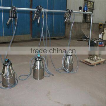 550L Vacuum Mobile Milking Machine Price , Vacuum Milking Machine