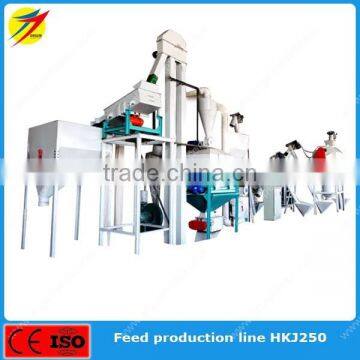 High efficiency complete chicken poultry feed mill for wheat