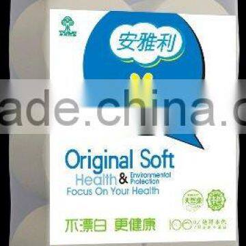 Made of natural Wheat straw pulp toilet tissue