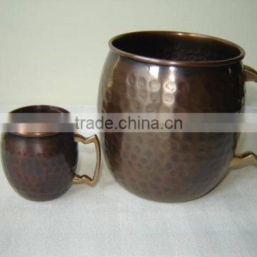 MINI SMALL MOSCOW MULE COPPER MUG PURE SOLID 100% COPPER NEW STLYE photo-5