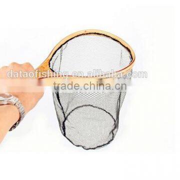 Small Burl Wood Handle Fly Fishing Trout Landing Net