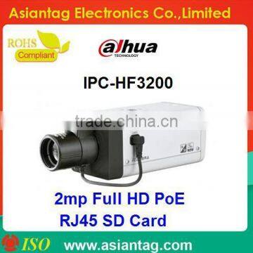 Dahua cctv camera with rj45 cable/memory card 2MP full HD Box IP Camera IPC-HF3200
