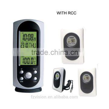 Professional Digital Weather Station With RCC radio control clock 3 Transmitters