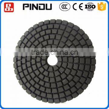 Wearable 17 inch dry flexible marble polishing pad