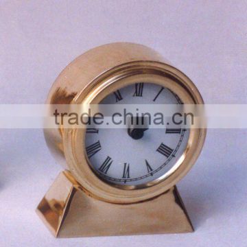 BRASS TABLE CLOCK - 5058