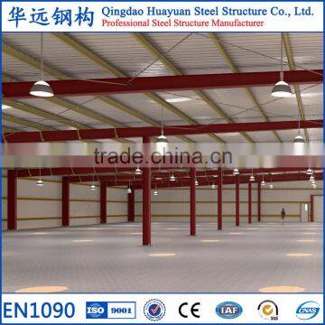 High quality prefabricated structural steel warehouse building for sale