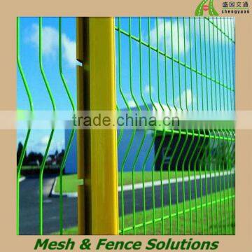 3D Curved Wrought Iron Fence Panel SGS Supplier