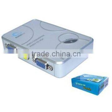 New 2014 TV To PC Converters , Video And S-video To VGA Converters, RCA Composite and S-Video to VGA Converter