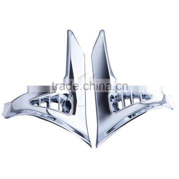 Chrome Saddlebag Scuff Covers Trims For Honda GL1800 GOLDWING 2001-2011 New photo-4