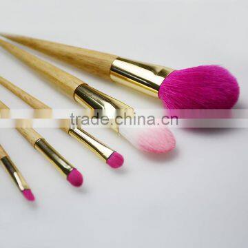Rose Gold Handle Free Sample Cosmetics Makeup Goat Hair Makeup Brush photo-5