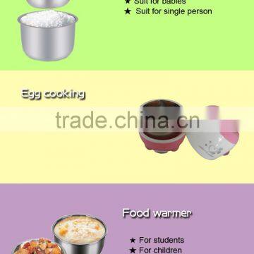 Christmas Hot Gifts Single Person Stainless Steel Inner Pot Rice Cooker photo-3