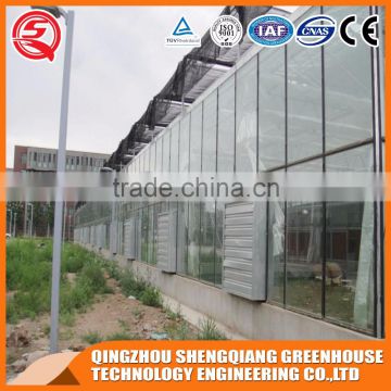 Agriculture hollow tempered glass greenhouses hydropogenic systems