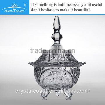 wholesale tabletop glass food storage decorative glass jar for wedding centerpiece