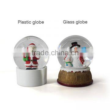 Stable Christmas Santa Plastic Snow Globe photo-3