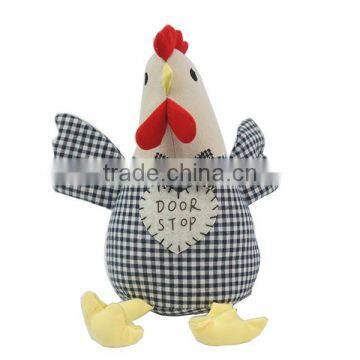 Store More Cute Animal Cotton Cock Door Stop With Bow-Tie photo-4