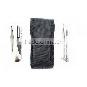 Outdoor Camping Multifunction Knife and Led Torch With Bag photo-2