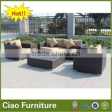 Big Size Outdoor Sofa Set Rattan Garden Furniture photo-2