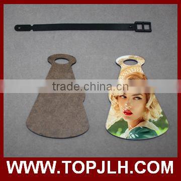 Sublimation MDF Luggage Tag Full Size Printed Wood Pendant for Luggage photo-2