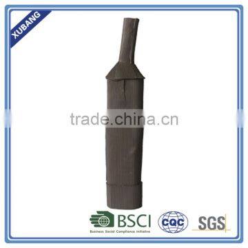 Modern Poly Resin Ripped Wine Bottle Shape Vase photo-2