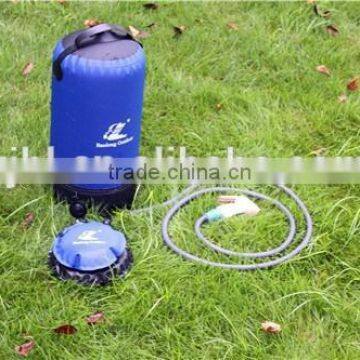 Convenient Foot Regulated Noon-gravity PVC Pressure Shower, New Arrival