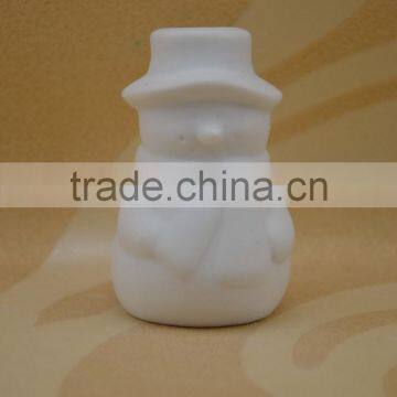 High White Ceramic Salt and Pepper Shaker With Christmas Decoation Porcelain photo-4