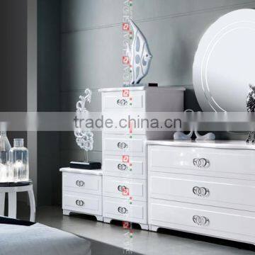 Zebra Bedroom Furniture / Girls Bedroom Furniture Set / Modern Italian White Bedroom Furniture B87 photo-4