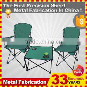 Comfortable folding 2 chairs with 1 table