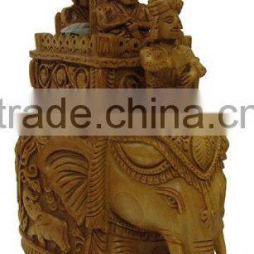 Animal Shaped Wood Carving Art Crafts