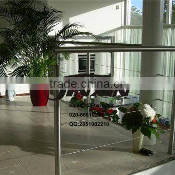 JINXIN stainless steel balcony railing /balcony wire handrail railing system /cable railing