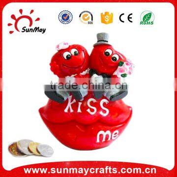 Polyresin Valentine Gift Money box