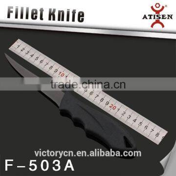 5"stainless Steel Fishing Knife, Black Coated Fillet Knife With Knife Cover F-503A photo-2