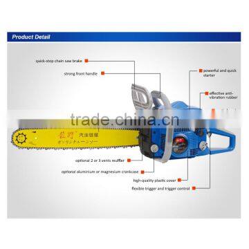 58CC High quality gasoline chain saw with Easy start