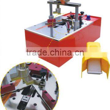 KMJ-0601 high quality wooden photo frame nail angle machine/nailing machine for picture frame