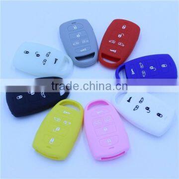 Silicone car key Holder, key Jacket Remote Key Case Shell for hyundai 5 Buttons