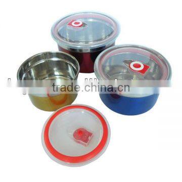 mixing bowl stainless steel lunch box food container