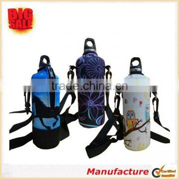 750ml Neoprene Insulated Sport Outdoor Water Bottle Cooler Soft/Waterproof/Light/Comfortable Bottle Cooler Shoulder Strap photo-2
