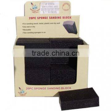 Fine & coarse foam sanding blocks