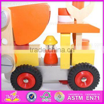 Новый дизайн 2016 года. Детский деревянный игрушка - гайка, которую можно самому собрать (DIY), с возможностью перестановки деталей W03C023 photo-5