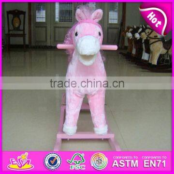2016 Hot Sale Kids Wooden Rocking Horse W16D067 photo-2