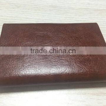 PU Leather&Metal Name Cards Holder Credit Cards Holder Stainless Steel Material Card Holder photo-2