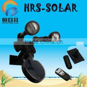 10pcs LED solar garden spot light with remote control (HRS-0202B )