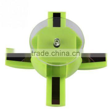 Solar Powered Jewelry Phone Watch Rotating Display Stand Turn Table Apple-shaped photo-4