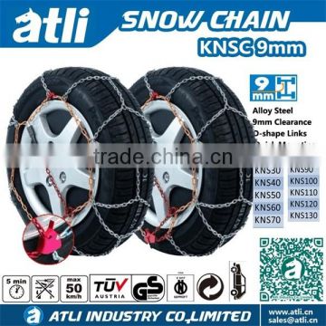 ATLI Alloy steel anti skid snow tire chains for passenger car