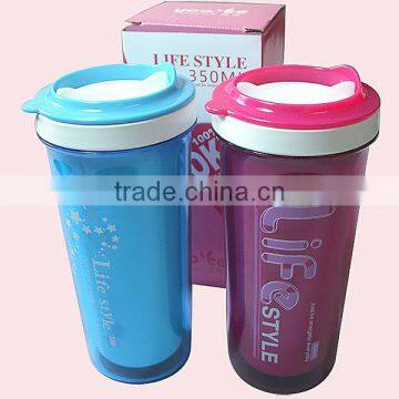 350ml Plastic Double Layer Drinking Bottle