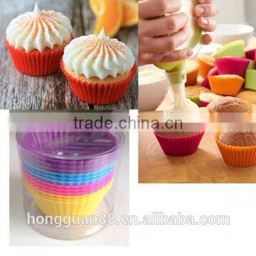 China Manufacture Wholesale Baby Bake Cake Silicone Cupcake Mold