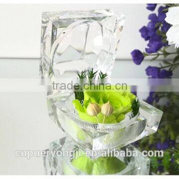 Factory Natural Direct Fresh Rose Head Preserved Flower Ring Box photo-3