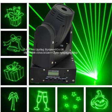 30MW Green 15kpss DMX Mini Moving-Head Animation Laser Light