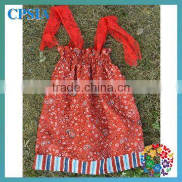 Children cotton dress girls halter dresses