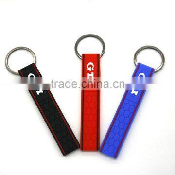 Promotional Gifts Wholesale Silicone GTI 3d Pvc Rubber Keychain photo-4